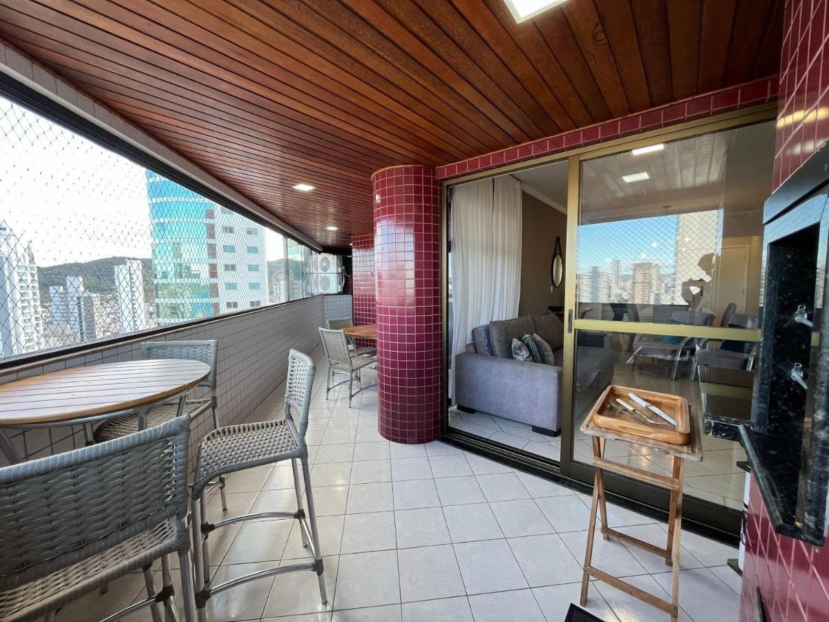CTW001 - Vista mar e Avenida Brasil, Telas de Proteção, Sacada com Churrasqueira, Garagem Caminhonete, Cozinha Completa e Kit Praia Balneário Camboriú Extérieur photo