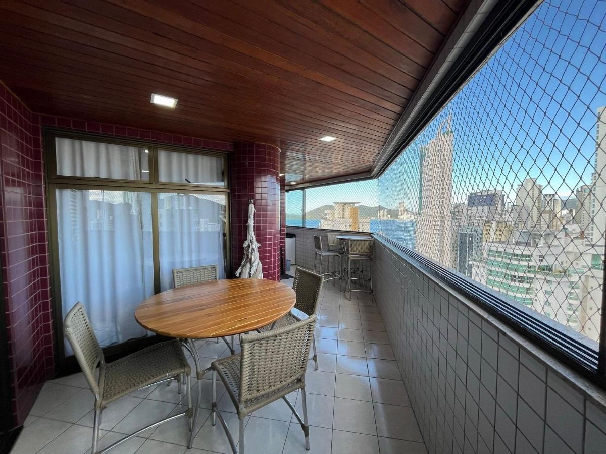 CTW001 - Vista mar e Avenida Brasil, Telas de Proteção, Sacada com Churrasqueira, Garagem Caminhonete, Cozinha Completa e Kit Praia Balneário Camboriú Extérieur photo
